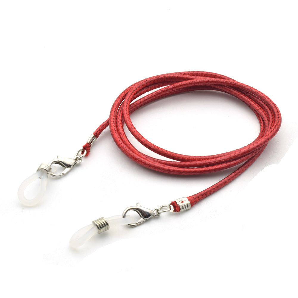 Braided Leather Eyewear Holder Stornfield