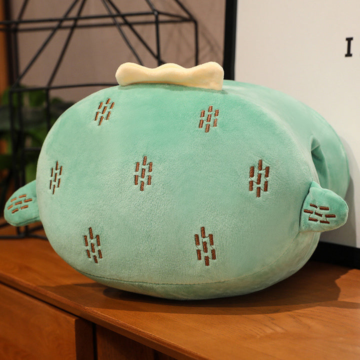 Plush pillow with cactus motif Stornfield