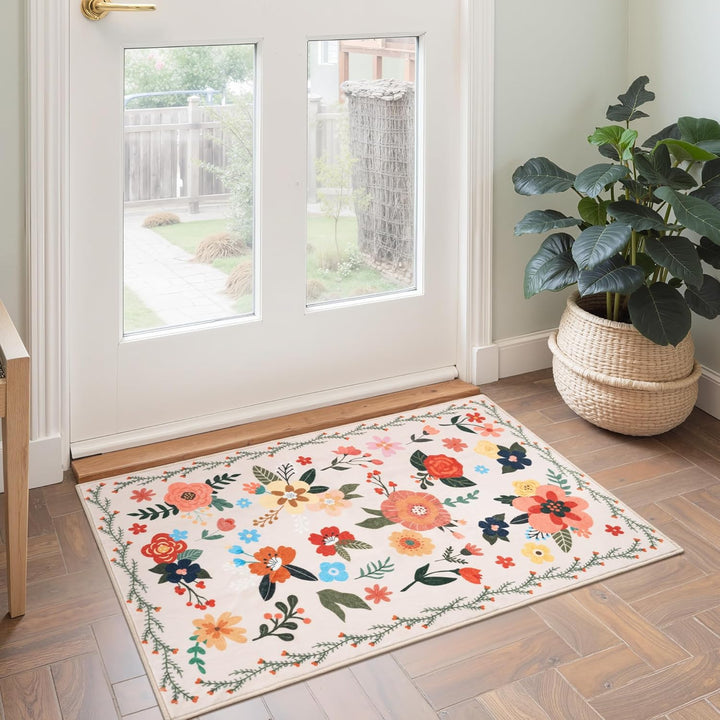 Botanical Print Indoor Area Mat