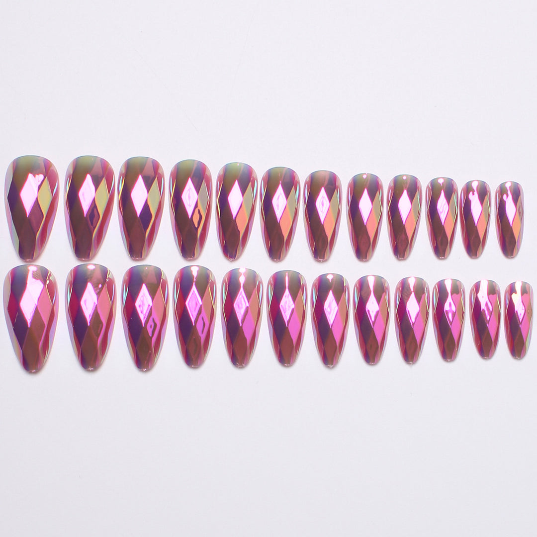 Diamond-Shaped Press-On Nail Set Stornfield