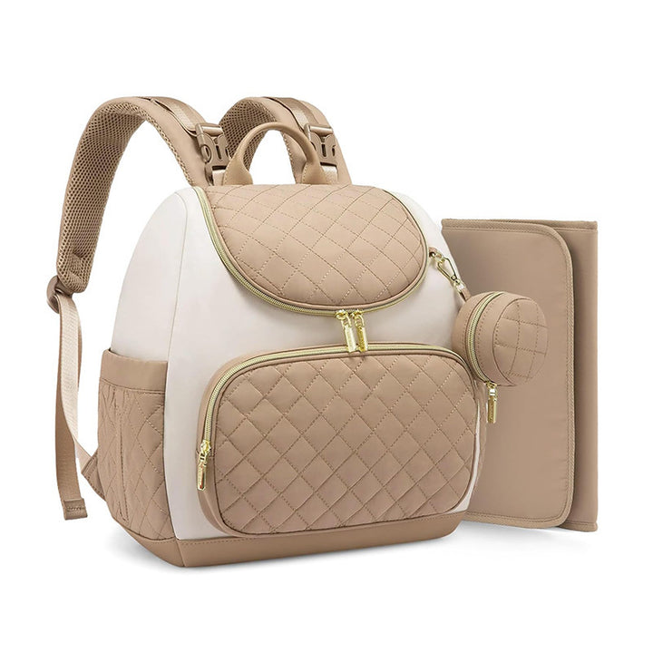 Elegant Quilted Backpack with Practical Compartments Stornfield