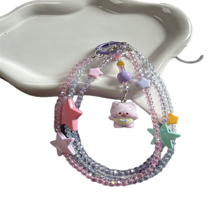 Whimsical Star and Animal Charm Lanyard Stornfield