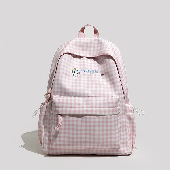 Cute Gingham Patterned Backpack Stornfield
