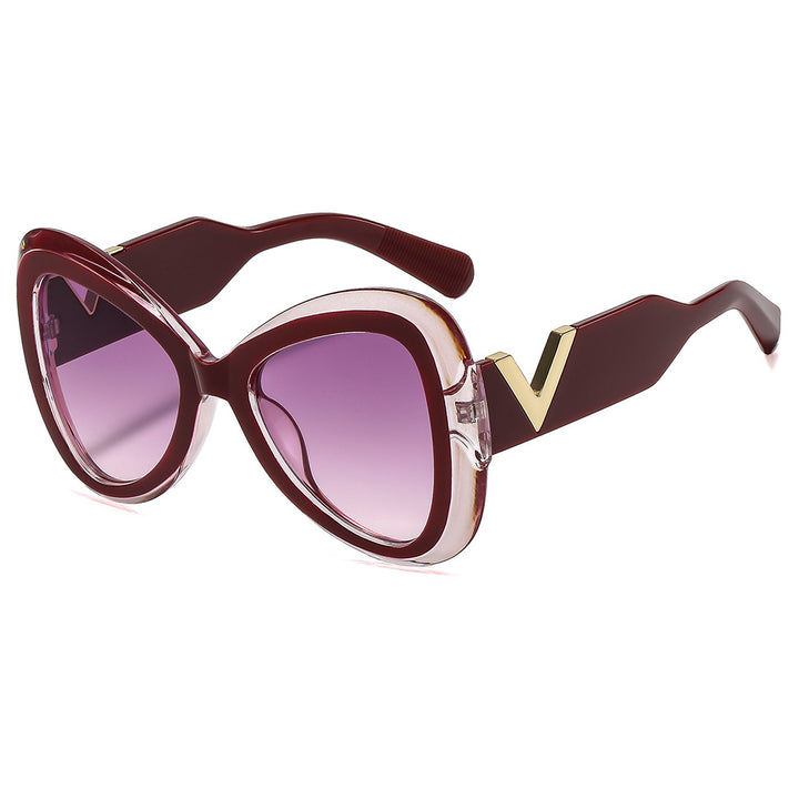Ladies Cat-Eye Sunglasses with Luxurious Metal Accents Stornfield