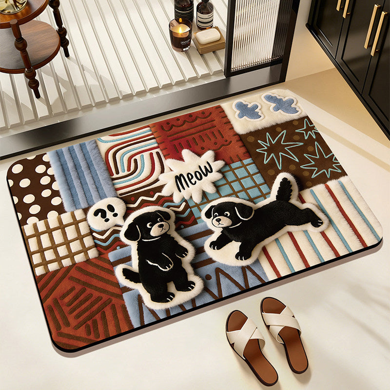 Plush Decorative Bath Mat