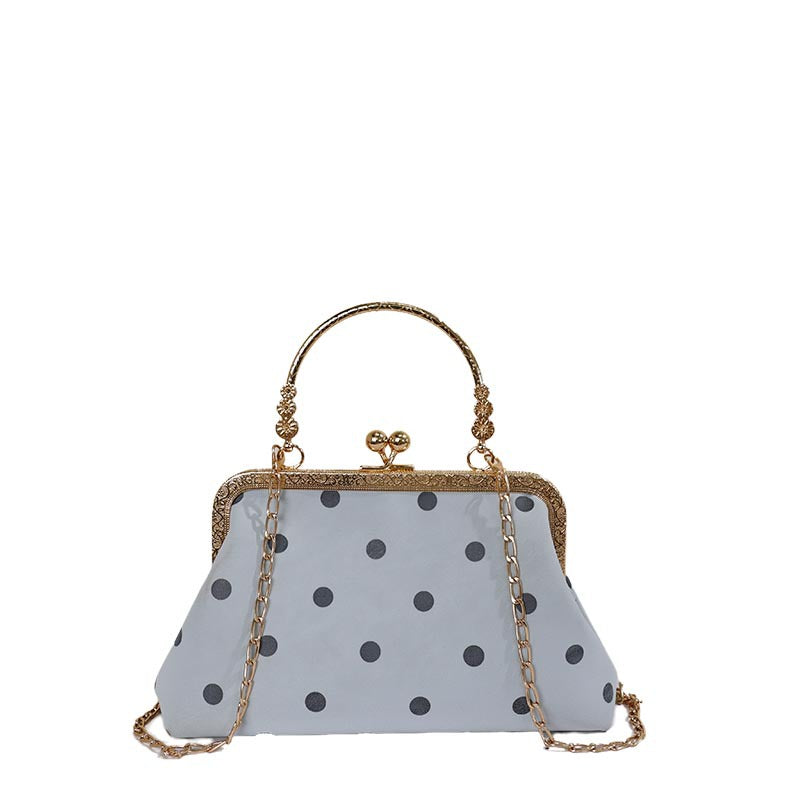 WoVintage Elegant Polka Dot Evening Clutch Stornfield