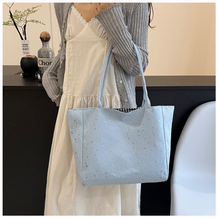 Stylish Star-Patterned Tote Bag Stornfield