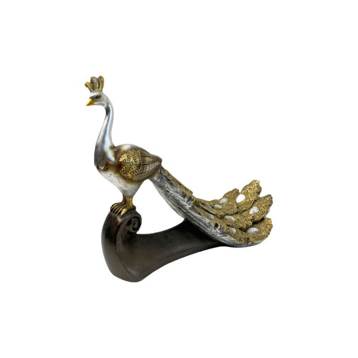 Magnificent Peacock Decor Sculpture Stornfield