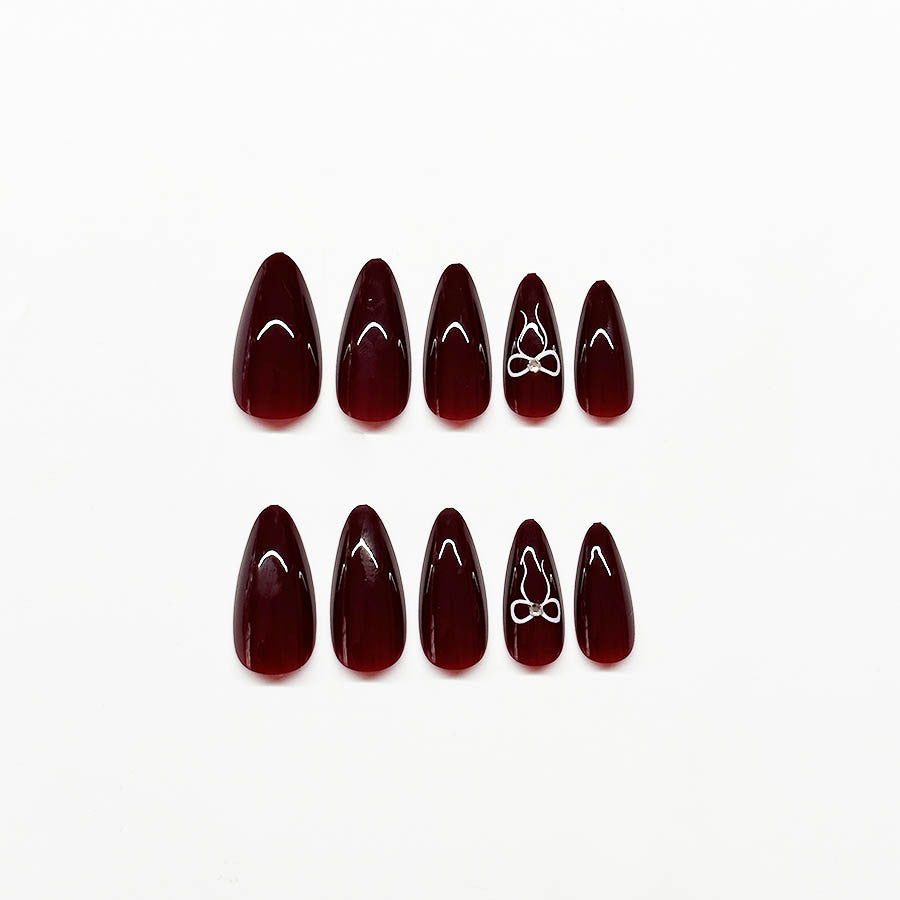 Elegant Stiletto Press-On Nail Extensions Stornfield