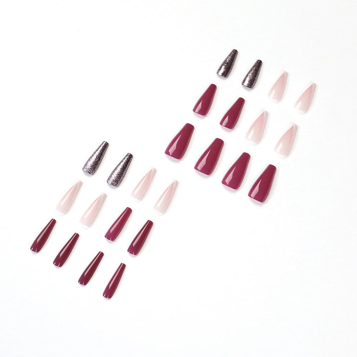 Artful Nail Extensions with Glamorous Glitter Effects Stornfield