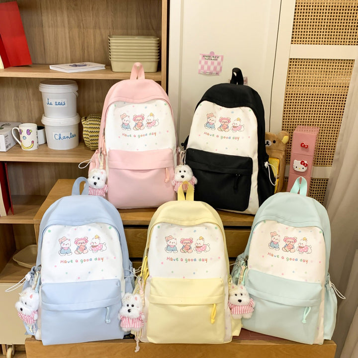 Backpack with Playful Animal Motif and Charming Details Stornfield