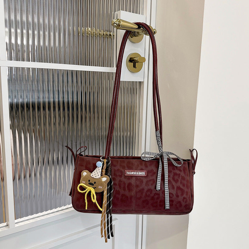 Stylish Animal Print Shoulder Bag