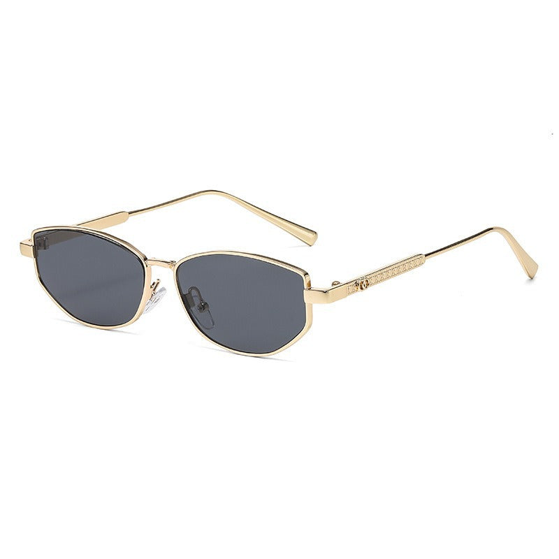 Women's elegant sunglasses with sparkling metal frame Stornfield