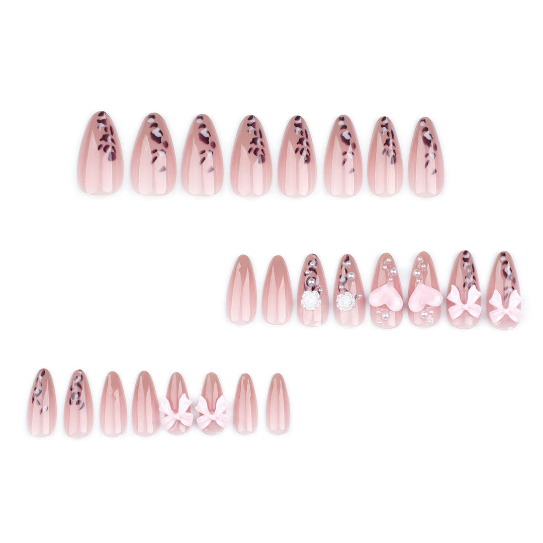 Artful nail extensions with decorative 3D designs Stornfield