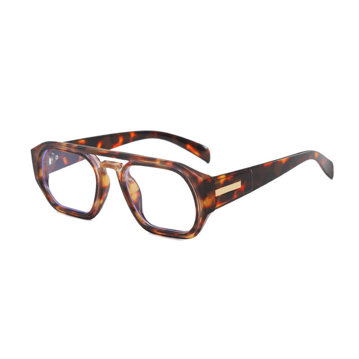 Women’s fashionable rectangular glasses with elegant metal accent Stornfield
