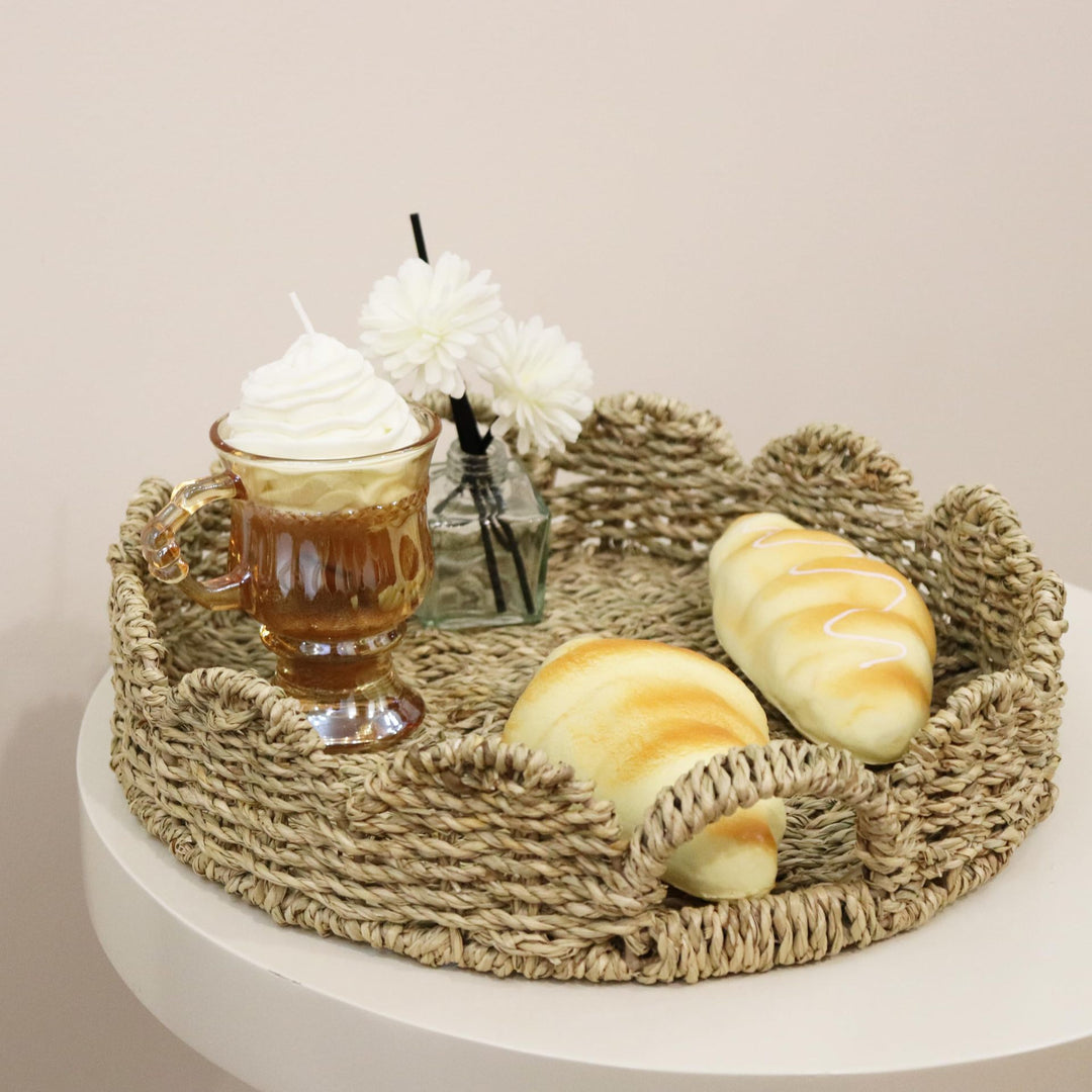 Decorative Storage Basket Made of Woven Natural Material Stornfield