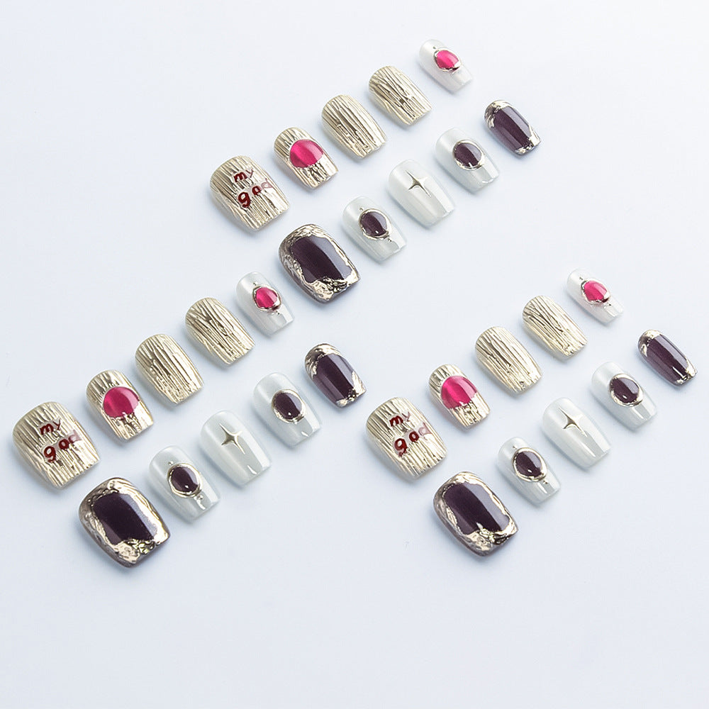 Decorative Luxury Press-On Nail Art Stornfield