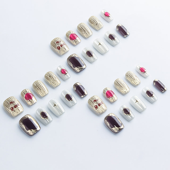 Decorative Luxury Press-On Nail Art Stornfield