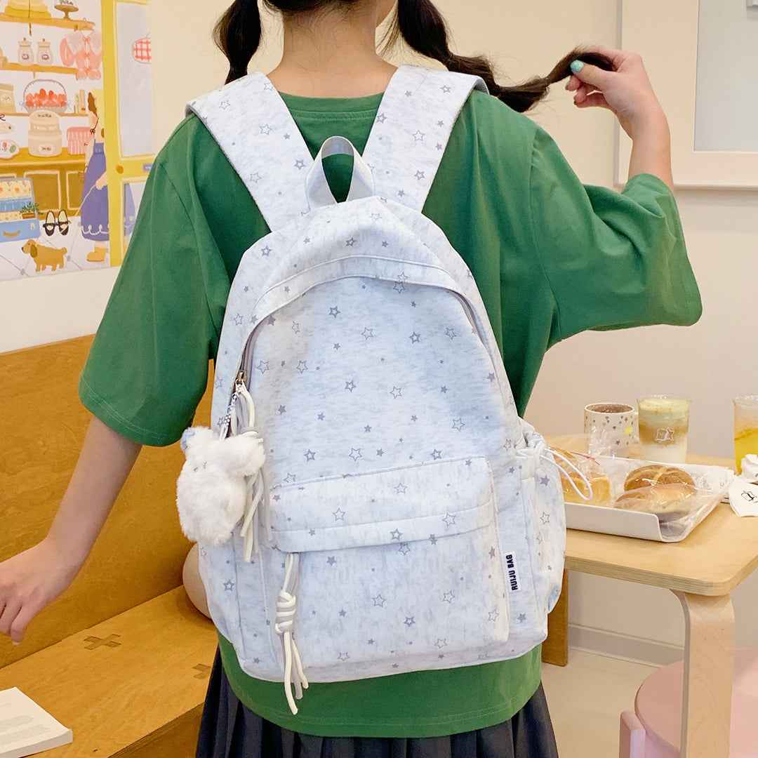 Cute Star-Patterned School Backpack Stornfield