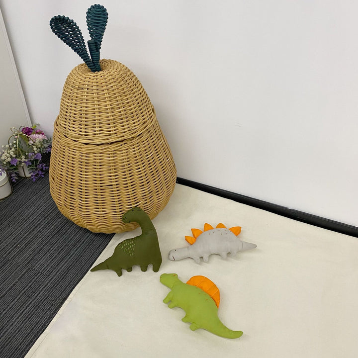 Handcrafted Organic Cotton Dinosaur Plush Toy