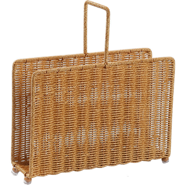 Unisex Handwoven Magazine Rack with Elegant Design Stornfield