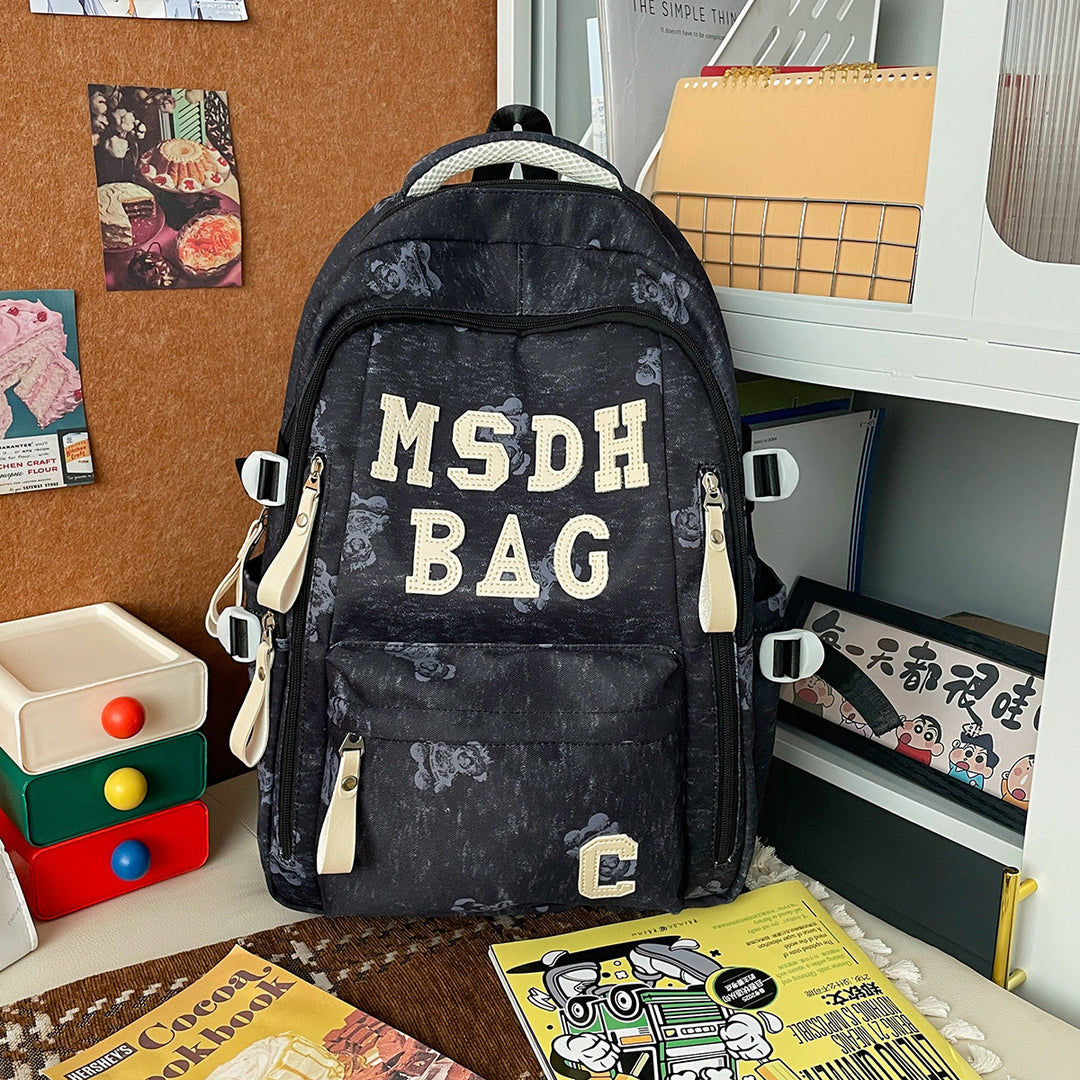 Stylish Embroidered Casual Backpack Stornfield 1791205709