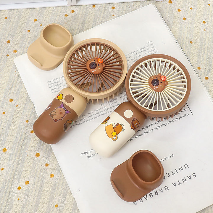 Women’s portable hand fan in cute bear design Stornfield