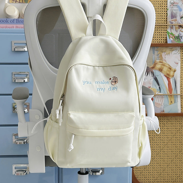 Casual Embroidered Mini Backpack Stornfield