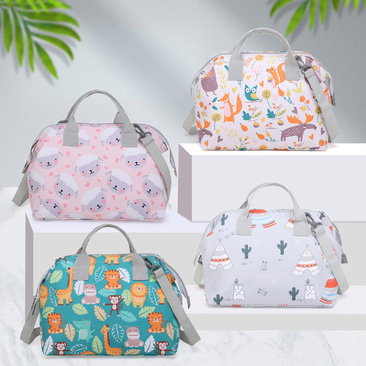 Playful Patterned Travel Satchel Stornfield