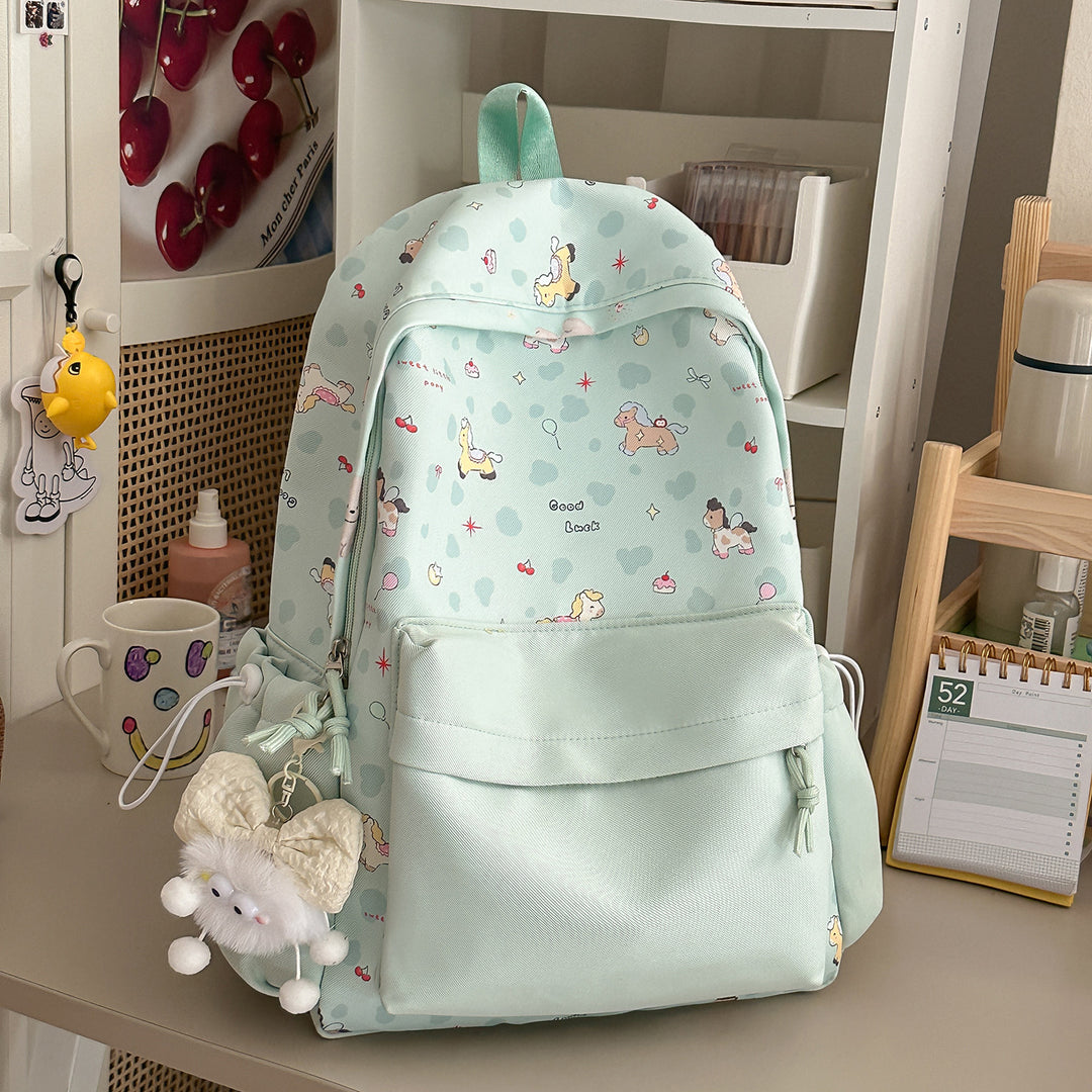 Cute Character Print Backpack Stornfield 1791205506