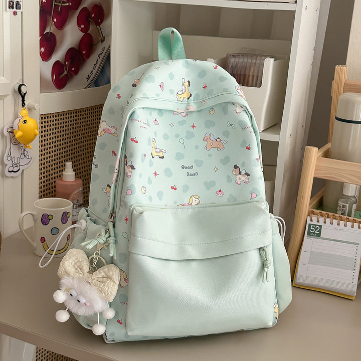 Cute Character Print Backpack Stornfield 1791205506