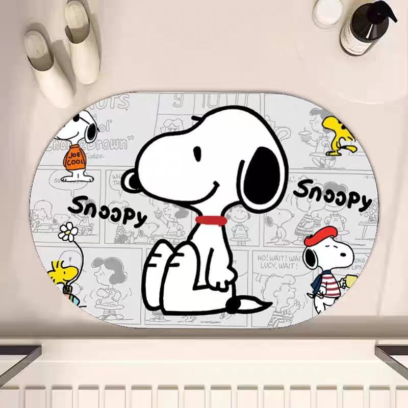 Playful Cartoon Characters Carpet