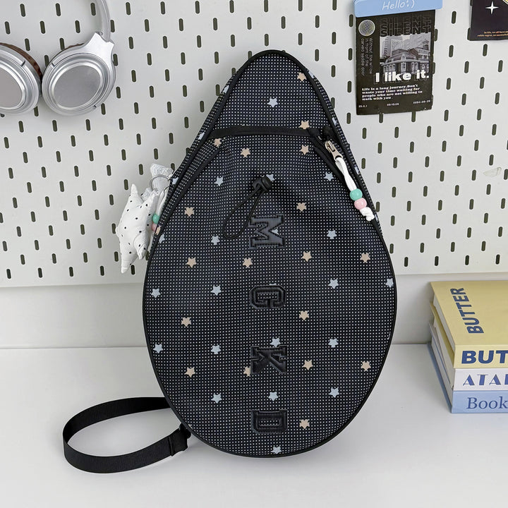 Star-Patterned Casual School Backpack Stornfield