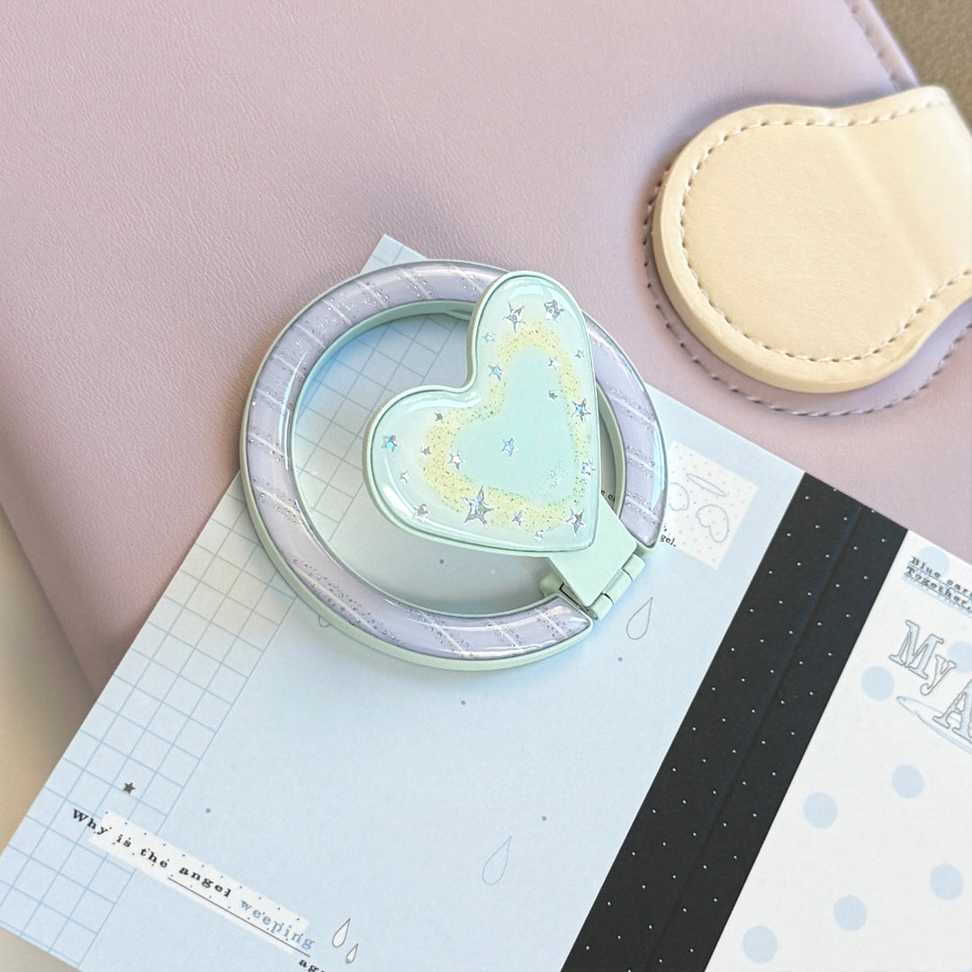 Hand mirror in playful heart design Stornfield