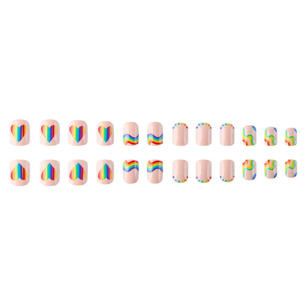 Artistic Rainbow Nail Art Set Stornfield