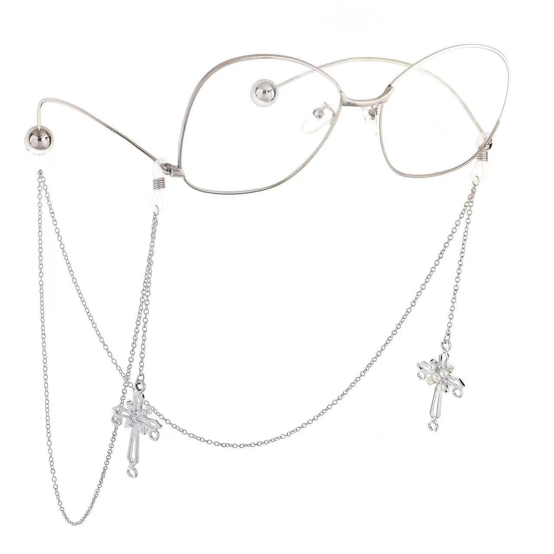 Cross Pendant Chain Earrings Stornfield