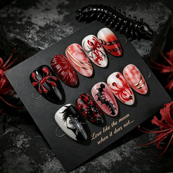 Artistic Themed Press-On Nails Set