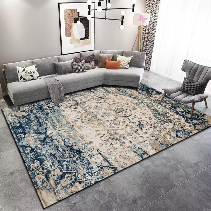 Vintage Floral Patterned Area Rug Stornfield