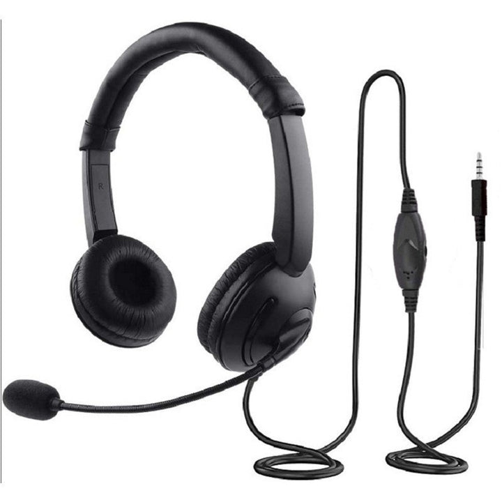 Lightweight Wired Headset with Microphone Stornfield