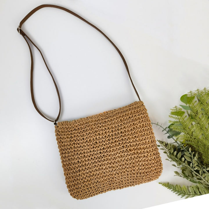 Comfortable shoulder bag with colorful hexagon pattern Stornfield