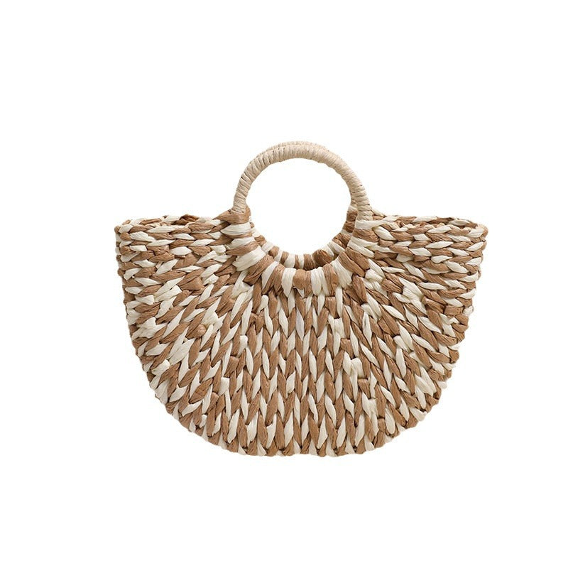 Braided basket bag with unique design Stornfield