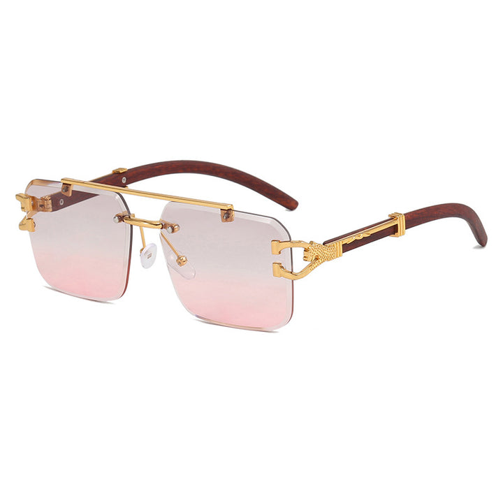 Women's fashionable glasses with innovative frame and luxurious wood detail Stornfield