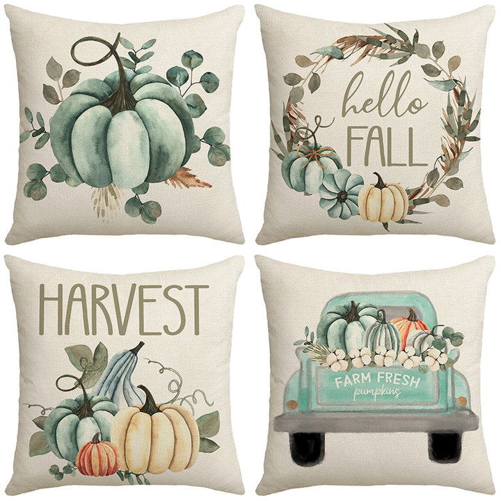 Women Decorative Pillowcase with Stylish Pumpkin Design Stornfield