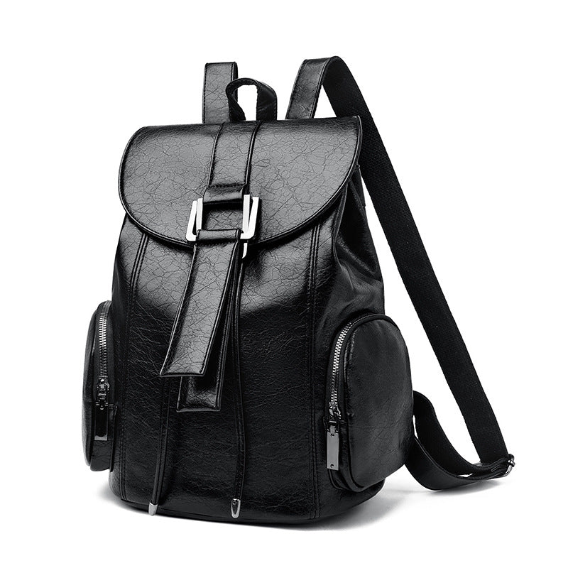 Retro Chic Vegan Leather Backpack Stornfield