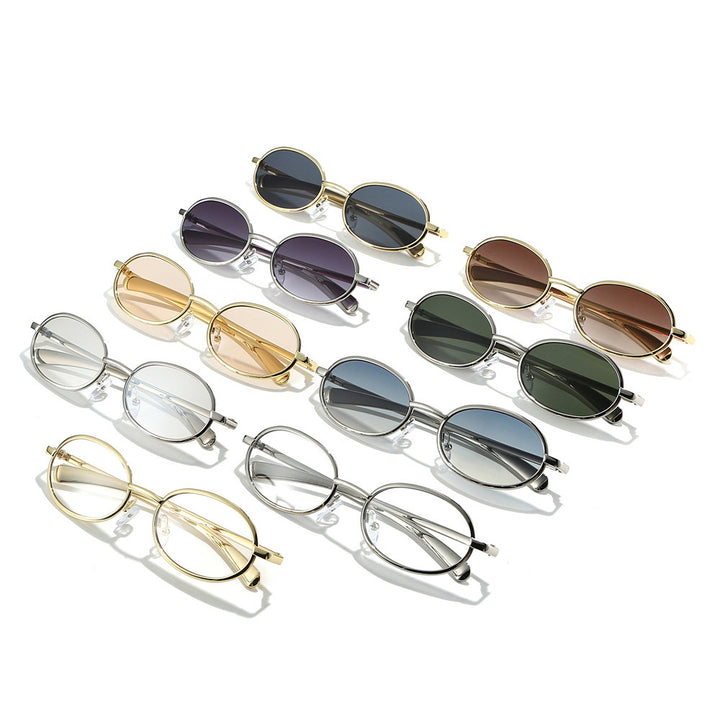 Stylish Retro Oval Sunglasses Stornfield