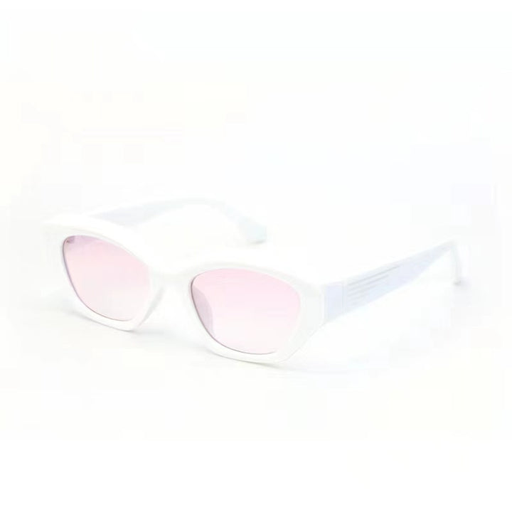 Women's designer sunglasses with distinctive polygonal frame and UV protection Stornfield