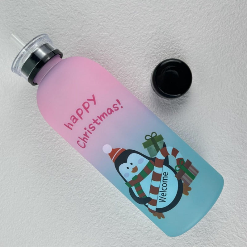 Women's creative drinking bottle with playful panda design Stornfield