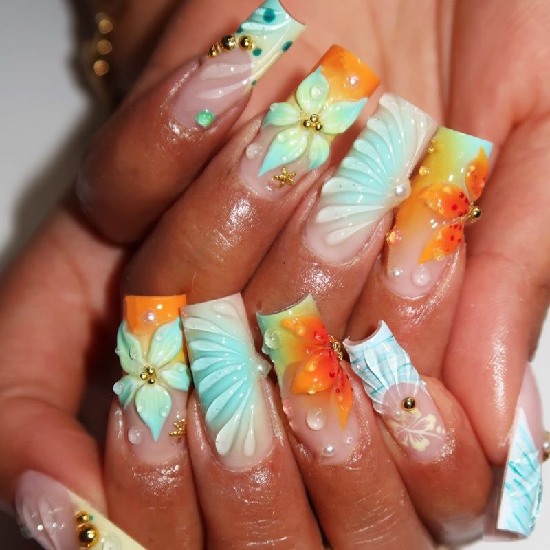 Artisan Decorative Nail Tips Stornfield
