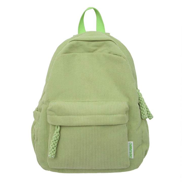 Corduroy Textured Mini School Backpack Stornfield