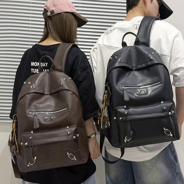 Stylish Casual Leather Backpack Stornfield